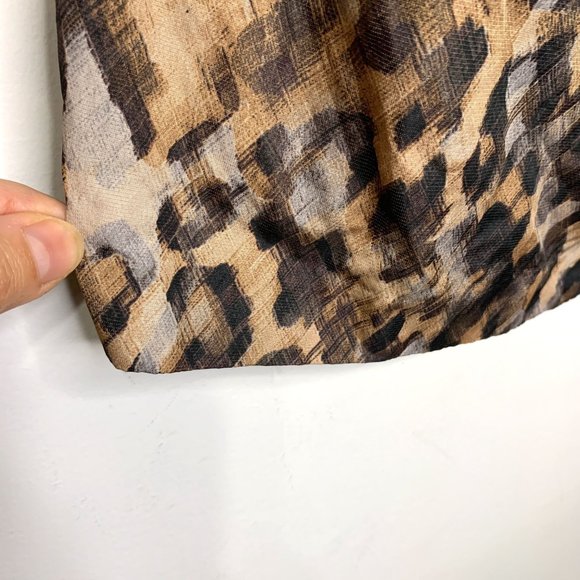 SUZI CHIN for Maggy Boutique Animal Print Sleeveless Sheath Dress‎ Sz 6P - Picture 5 of 9